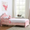Twin Nemma Princess Crown Twin Kids' Bed Pink - Homes: Inside + Out: Modern Kids Bedroom Furniture, Decorative Scrollwork - 3 of 4
