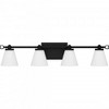 Quoizel Lighting Daniels 4 - Light Vanity in  Matte Black - 3 of 4