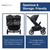Duo X Double Stroller, All-Terrain Tires and Extra-Smooth Ride, Features an Extended Canopy and Adjustable Footrests - Black - 4 of 4