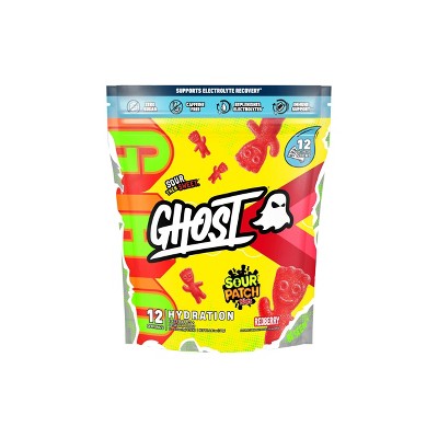 Ghost Sour Patch Kids' Vegan Hydration Sticks - Redberry - 12pk : Target