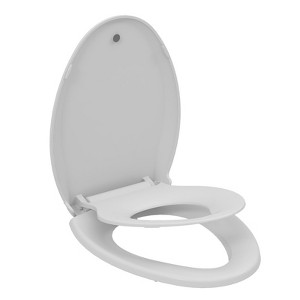Toilet Seat with Built-In Toddler Potty Training Seat, Mother and Child Cover, Slow Close, Easy to Install,  Elongated - 1 of 4