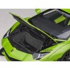 Lamborghini Aventador Liberty Walk LB-Works Pearl Green Metallic Limited Edition 1/18 Model Car by Autoart - 3 of 4