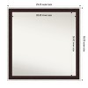 Amanti Art Maya Non-Beveled Framed Bathroom Vanity Wall Mirror - 3 of 4