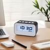 REGALWOVEN Digital Battery Powered Plastic Large Display Alarm Clock 44.3"L x 1.8"W x 2.4"H 1 Pc - 2 of 4