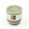Goblet Green Pillar Candle 4"x4" – Elegant Home Décor Candle - 2 of 4