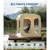 COZONY 6x6 FT All Weather Pop Up Tent, 2-3 Person Instant Shelter for Camping, Patio, Backyard, Beige - 4 of 4