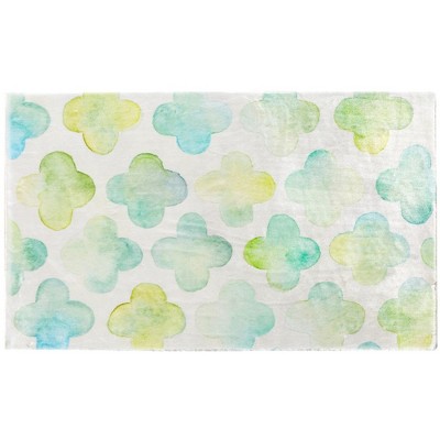 Cozy Living Clover Doormat – Charming Lucky Clover Welcome Mat for Entryway, Porch, or Indoor Use, 21"X33"