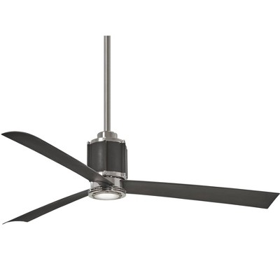 54" Minka Aire Gear Polished Nickel/ Bronze LED Ceiling Fan