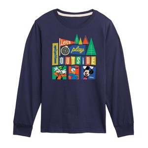 Boys' - Disney - Lets Play Outside Long Sleeve Graphic T-Shirt - 1 of 4