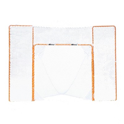 EZ Goals Portable Folding Lacrosse Practice Net Goal with Backstop and Targets