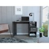 Vynxaria Arlington Writing Computer Desk, One Drawer, Two Shelves - 3 of 4