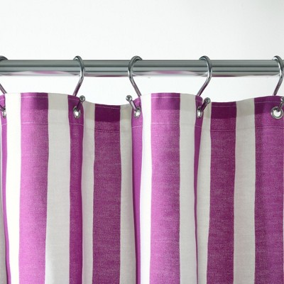 Adeline 72" x 70" Multicolor Cotton-Rich Geometric Shower Curtain