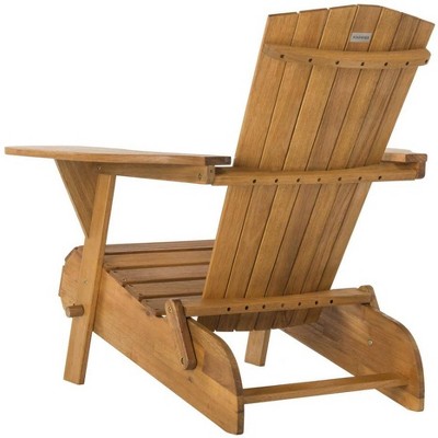 Natural Eucalyptus Adirondack Arm Chairs Set of 2