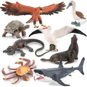 16-Piece Arctic Animal Figurines - Polar Bear, Caribou & Orca Set for Play & Cake Decor - 1 of 4