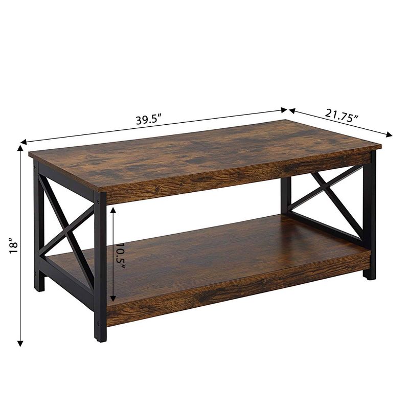 Breighton Home Xavier Coffee Table with Shelf, 6 of 12