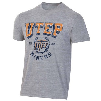 NCAA UTEP Miners Men's Gray Triblend T-Shirt