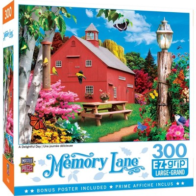 Masterpieces 300 Piece Ez Grip Jigsaw Puzzle - A Delightful Day - 18 ...