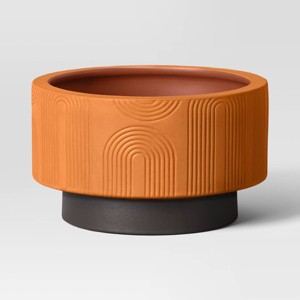 Arches Indoor Outdoor Planter Pot Terracotta Orange - Threshold™ - 1 of 4