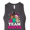 Women's Barbie Holidays & Christmas Graphic Racerback Tank - Heather Charcoal - Medium - 2 of 3