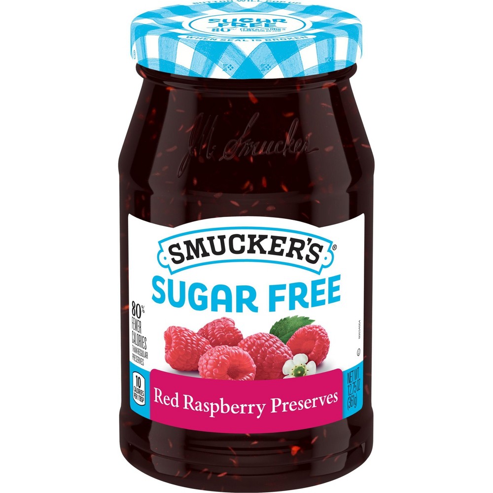 UPC 051500040010 product image for Smucker's Sugar Free Red Raspberry Preserves - 12.75oz | upcitemdb.com