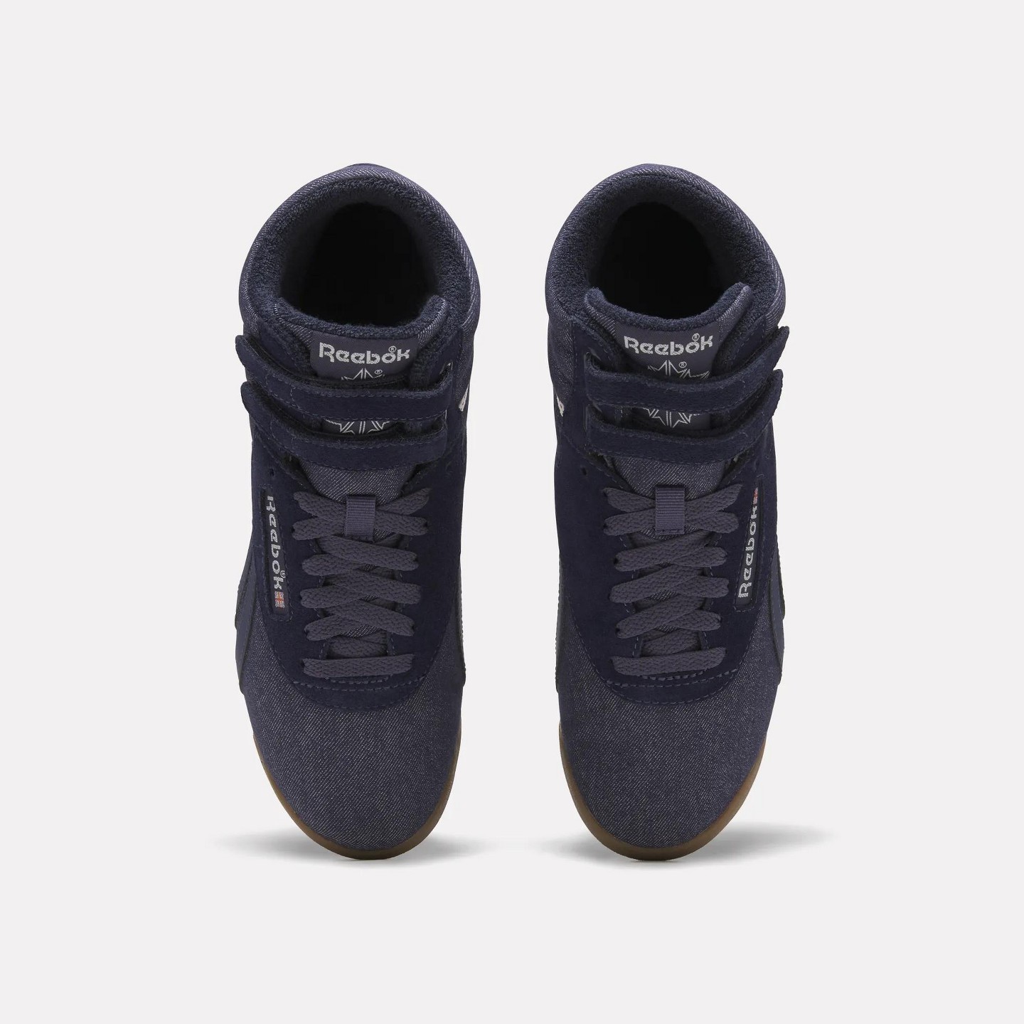Женские кроссовки Reebok Freestyle Hi Shoes Size 5 DARKINDIGO/CHALK/GUM — фото 2
