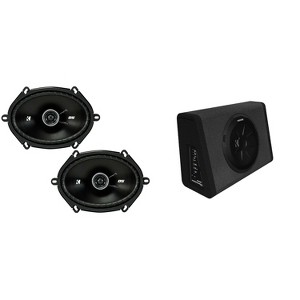 Kicker 11PT250 Powered Enclosure & 43DSC6804 6x8" Bundle - 1 of 4