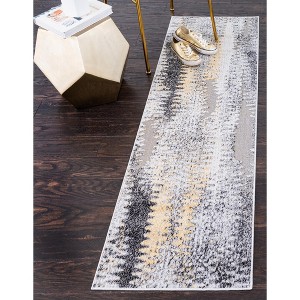 Unique Loom    Outdoor Modern New York Area Rug - 1 of 4
