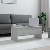 vidaXL Coffee Table Gray Sonoma Engineered wood 40.2x19.9x18.3 in - 3 of 4