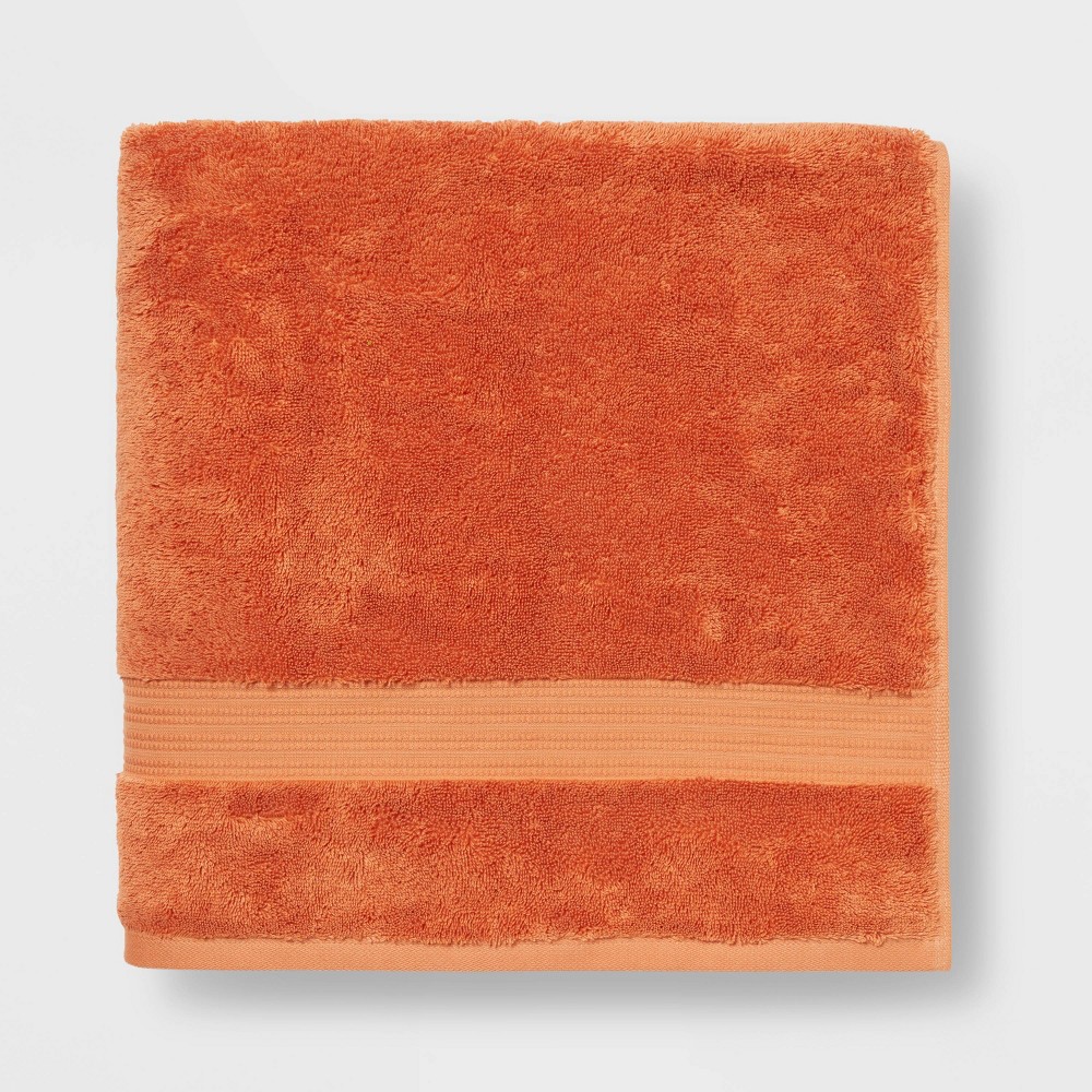 Photos - Towel Total Fresh Antimicrobial Oversized Bath  Orange - Threshold™