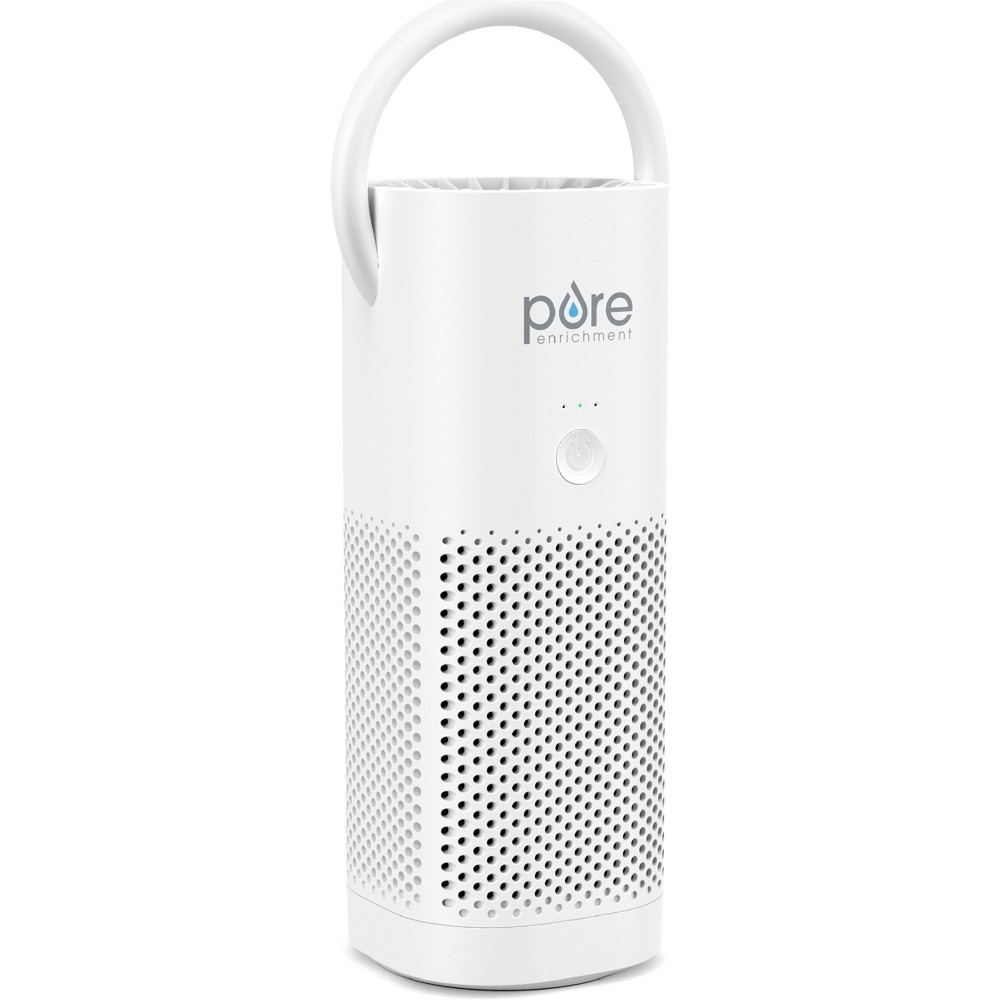 Photos - Air Purifier Pure Enrichment PureZone Mini Portable True HEPA  White 