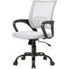RISOKEYS Ergonomic Office Chair with Breathable Mesh Lumbar Support, 360° Swivel Casters & Adjustable Armrests for Office,Home - 2 of 4