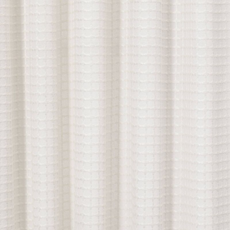1pc Light Filtering Honeycomb Window Curtain Panel White - Threshold™, 4 of 8