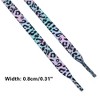 INSPIRE CHIC Leopard Print Flat Shoe Laces for Sneakers 0.31'' 1 Pair - 3 of 4