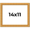 PosterPalooza | 14x11 Wood Antique Frame with UV Acrylic, 4 Finishes: Bronze, Gold, Silver, and Black - 2 of 4