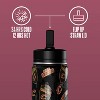 NBA Cleveland Cavaliers 14oz Kids Stainless Steel Water Bottle With Straw Lid and Flexible Handle - 4 of 4