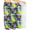 LA LEELA Men's Sarong Hawaiian Bath Wrap Pareo One Size Grey Palm Tree - 3 of 4