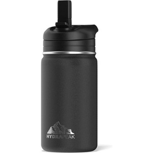 Hydrapeak Mini 14oz Kids Stainless Steel Insulated Water Bottle With Leak Proof Straw Lid - 1 of 4