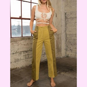 Women's DANIELLE SPLIT PANEL PANTS - PAPERMOON - 1 of 2