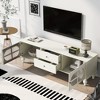 HDZNVF Modern TV Stand for TVs up to 75 Inches - 3 of 4