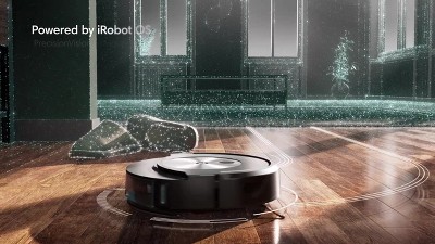 iRobot Roomba Combo j7+ Robot aspirador y trapeador con vaciado automático  - Aspira y trapea automáticamente, almohadilla de fregona totalmente