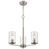 Millennium Lighting Verlana 3 - Light Chandelier in  Brushed Nickel - 2 of 4