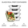 JoyJolt Food Meal Prep Food Storage Containers with Lids - Set of 5 - image 3 of 4