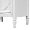 30 Inch Vintage Bathroom Vanity with Sink, Two Doors with Shelf, Soft Close Door Hinges,white-Christopher Knight Home - 3 of 4