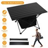 iMountek "Foldable Aluminum Camping Table with Storage Basket & Carrying Bag for BBQ, Picnic, Hiking & Fishing" Large Black Size L - 3 of 4