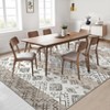 Washable Area Rugs Vintage Floor Mat with Non-Slip Backing - 4 of 4