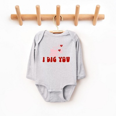 The Juniper Shop I Dig You Baby Long Sleeve Bodysuit