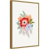 16" x 23" Spring Flowers by Annie Bailey Art Framed Canvas Wall Art - Amanti Art: Botanical Lithograph, Decorative Gold Frame - 2 of 4