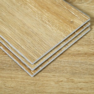 Home Aesthetics 21 SqFt Brown Oak Wood Grain Interlocking Vinyl Floor Planks 36"X6" 14pcs - 1 of 4