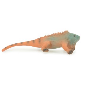 Iguana, Marine iguana, Lizard, Museum Quality, Hand Painted, Hard Rubber Reptile, Educational, Toy Figure, Model, Replica,  4 Inches.   CH1056 BB218 - 1 of 4
