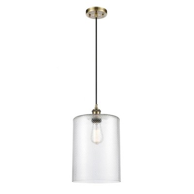 Cobbleskill - 1 Light Cord Hung Mini Pendant In Industrial Style-14 Inches Tall and 9 Inches Wide